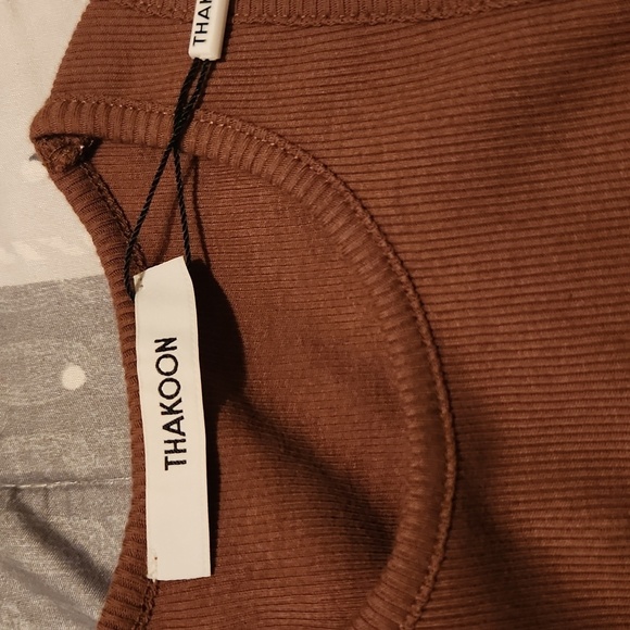 NWT Thakoon brown cropped tank top Size Xs - Picture 3 of 8